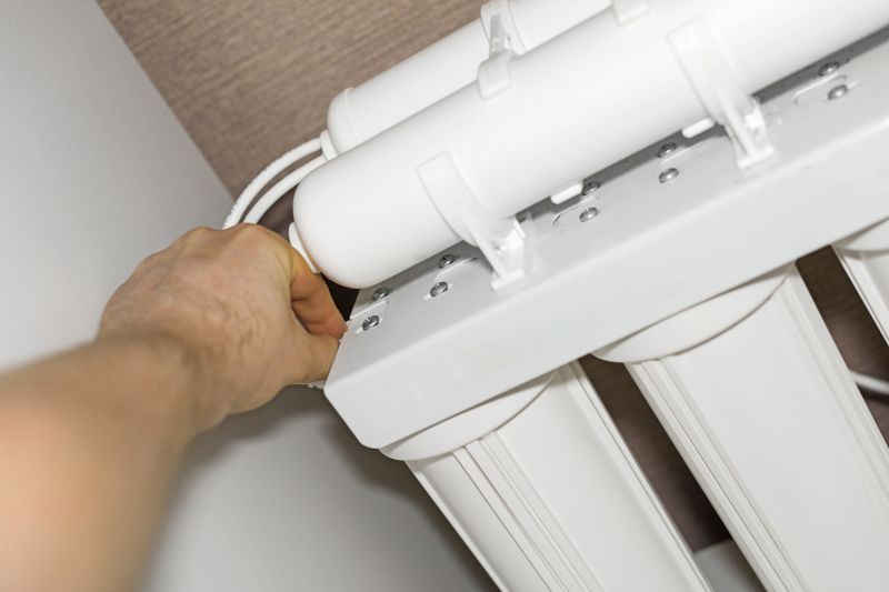 Water Softener System in Place